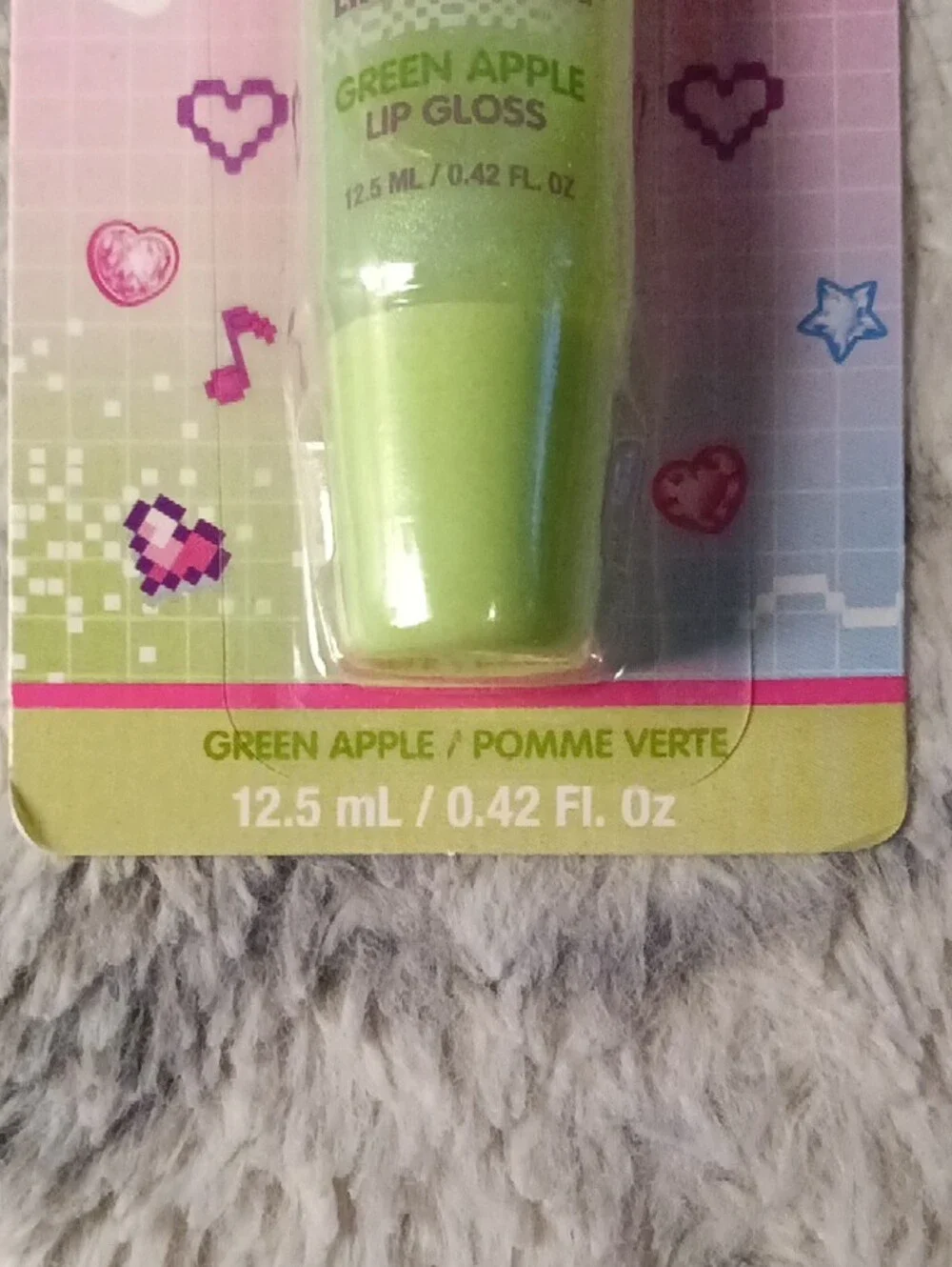 Hello Kitty Green Apple Lip Smacker Gloss with Charm